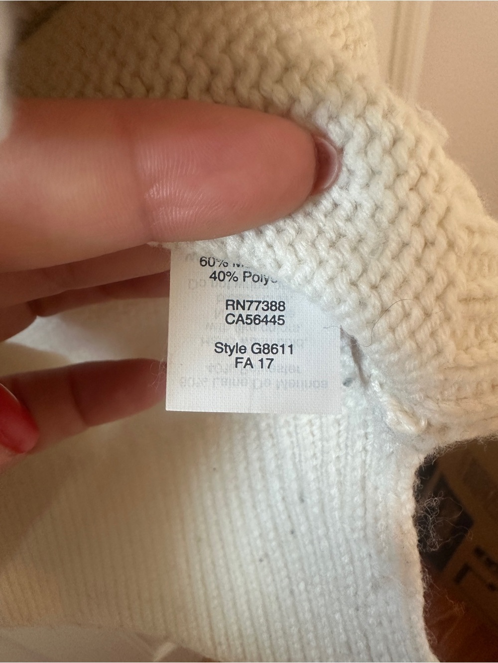 Madewell Cream Knit Face Sweater - Picture 8 of 8